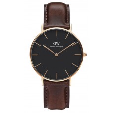 Daniel Wellington Classic Petite BRISTOL Watch RG 32mm Black_DW00100165